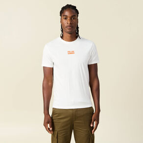 T-shirt manches courtes ecru homme