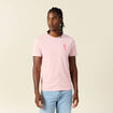 T-shirt manches courtes rose pastel homme