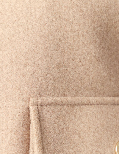 Blouson manches longues doubl&eacute; sable femme