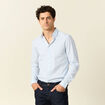 Chemise manches longues bleu ciel homme