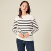 Pull éco-responsable ecru femme