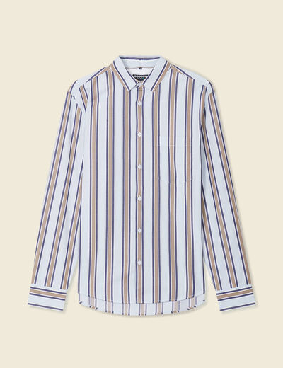 Chemise manches longues bleu ciel homme