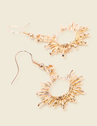 Boucles d'oreilles ivoire femme