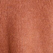 Pull manches longues marron clair femme