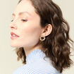 Boucles d'oreilles clous couleur or femme