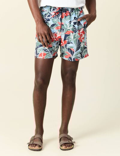 Short de bain bleu marine homme