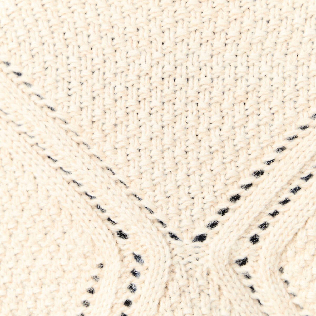 Pull manches longues ecru femme