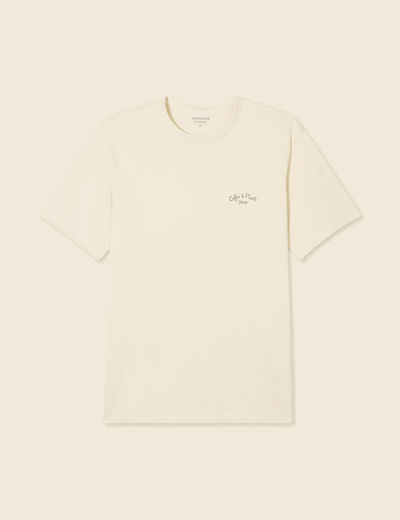 T-shirt manches courtes sable homme