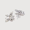 Lot de 2 paires de boucles d'oreilles couleur argent femme