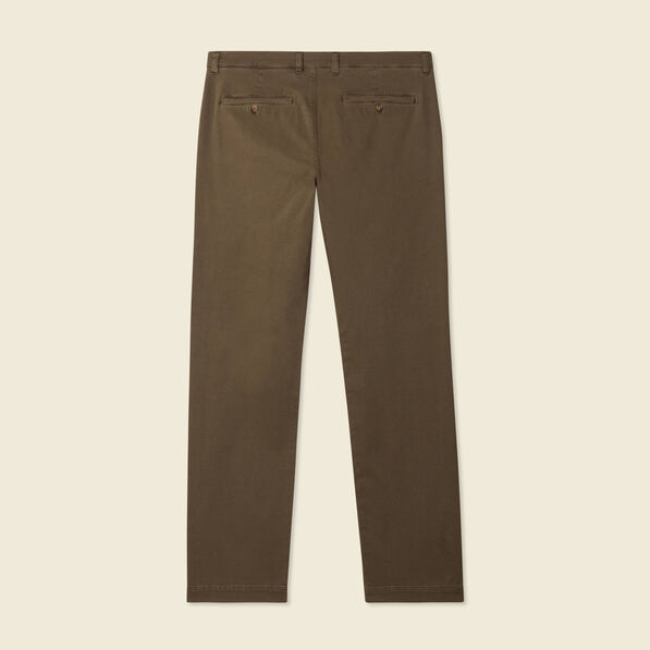 Pantalon chino straight camel homme