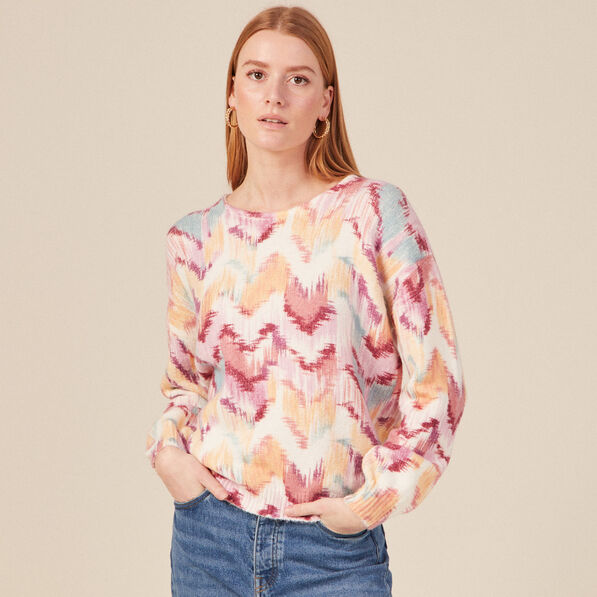 pull eco responsable mauve femme Pull éco-responsable mauve femme