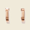Boucles d'oreilles créoles couleur or femme
