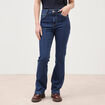 Jeans bootcut denim brut femme