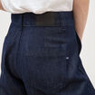 Jeans slouchy taille haute denim brut femme