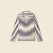 T-shirt manches longues bleu femme