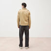 Veste col montant manches longues beige homme