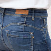 Jeans skinny push-up taille standard denim stone femme