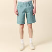 Bermuda droit 5 poches vert foncé homme