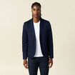 Veste esprit blazer droite bleu marine homme