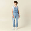 Salopette en jean denim stone femme