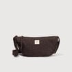 Sac bandouli&egrave;re avec doublure vert olive femme