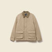 Veste droite mi-longue d&eacute;perlante sable homme