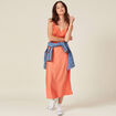 Caraco éco-responsable orange foncé femme