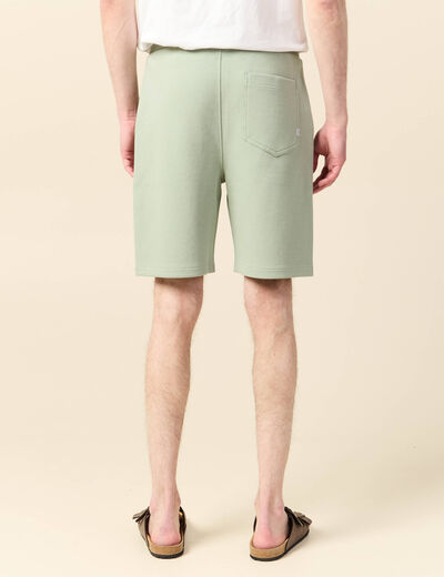 Bermuda vert olive homme