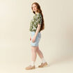 T-shirt éco-responsable vert femme