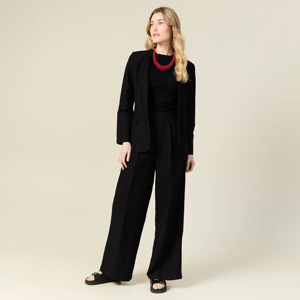 veste blazer manches longues noir femme Veste blazer manches longues noir femme