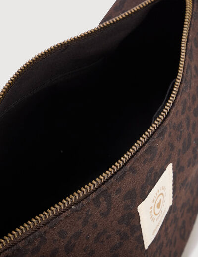 Sac bandouli&egrave;re avec doublure vert olive femme