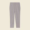 Pantalon carotte bleu marine femme