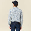 Chemise à manches longues blanc homme