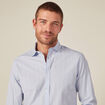 Chemise éco-responsable bleu clair homme