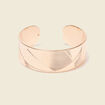 Bracelet manchette couleur or femme