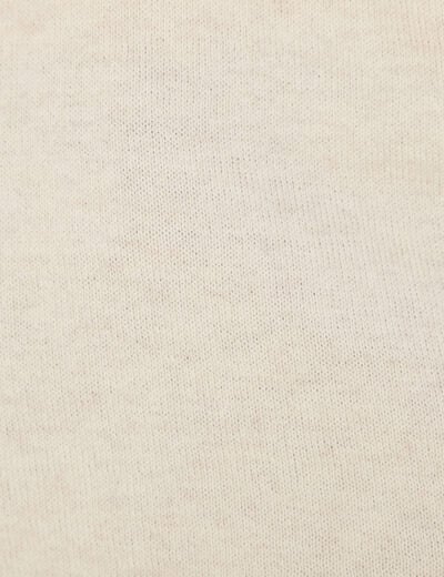 Pull à manches longues creme femme