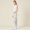 Jeans slouchy denim snow bleu femme