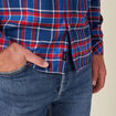 Chemise manches longues bleu electrique homme