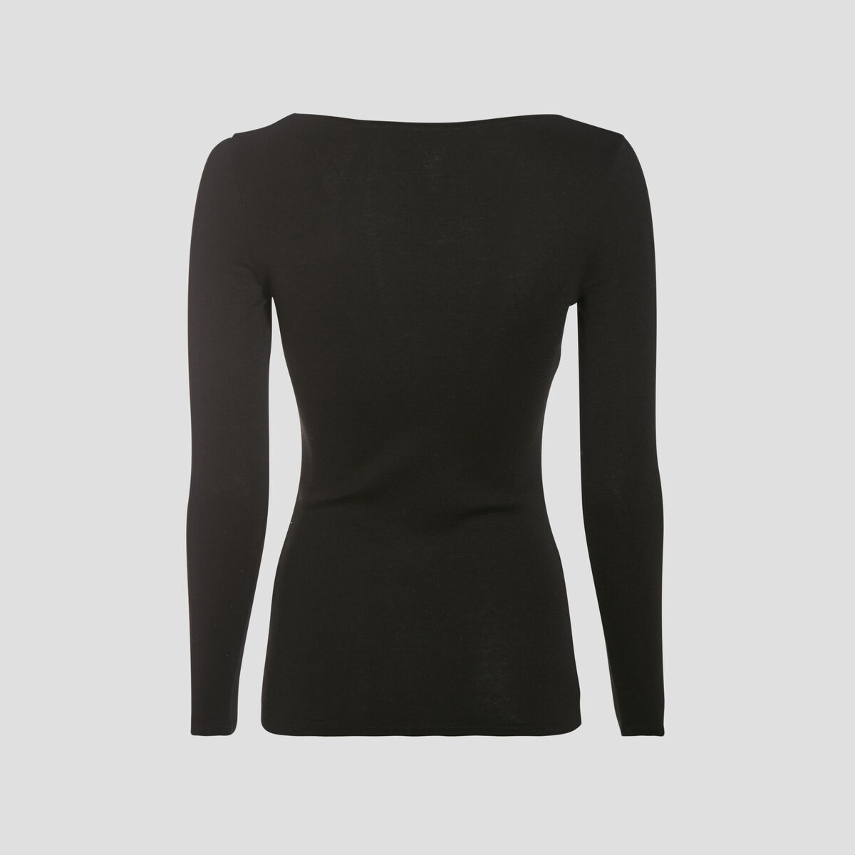 T-shirt femme maille unie Instinct noir femme