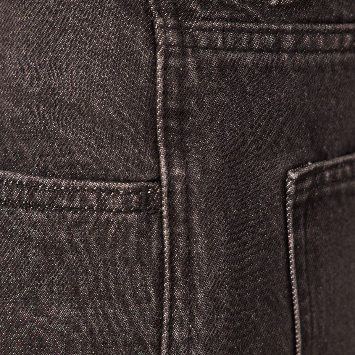 Jeans relax 5 poches denim snow noir homme