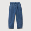 Jeans slouchy taille haute denim used femme