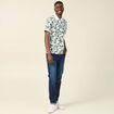Polo éco-responsable blanc homme