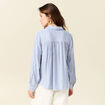 Blouse manches longues ecru femme