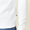 T-shirt manches longues blanc homme