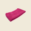 Snood tricot&eacute; fabriqu&eacute; en France rose fushia femme