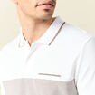 Polo manches courtes taupe homme