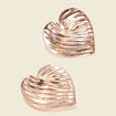 Boucles d'oreilles clous couleur or femme