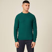 Pull éco-responsable vert canard homme