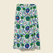 Jupe longue fluide blanc femme