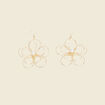 Boucles d'oreilles pendantes couleur or femme
